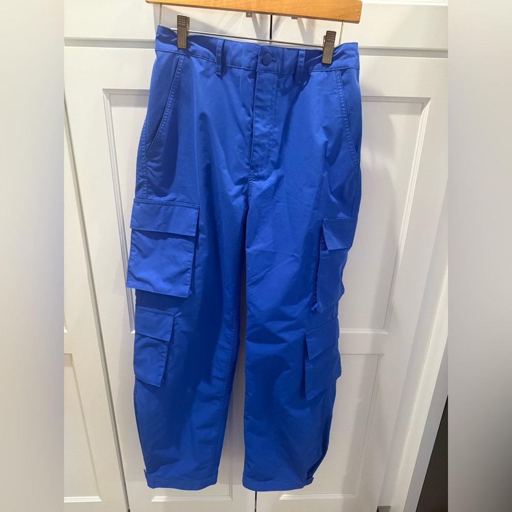 Love Tree Royal Blue Cargo Scrubs Size Medium